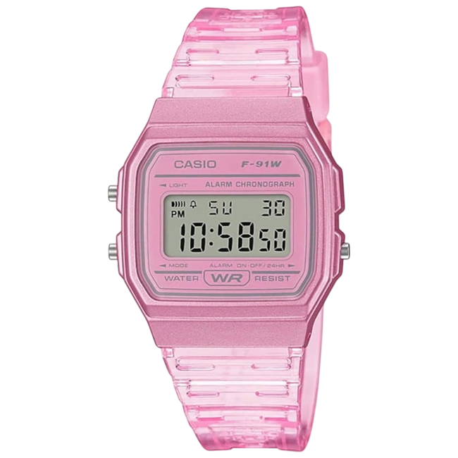 Casio F-91WS-4EF Collection Women Reloj Digital Rosa Hover Image