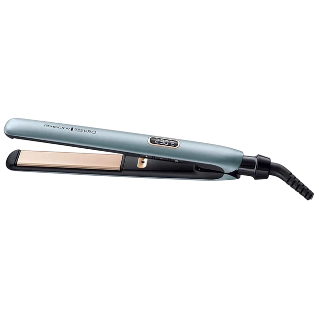Remington Shine Therapy Pro Plancha de pelo Negro/Azul Hover Image