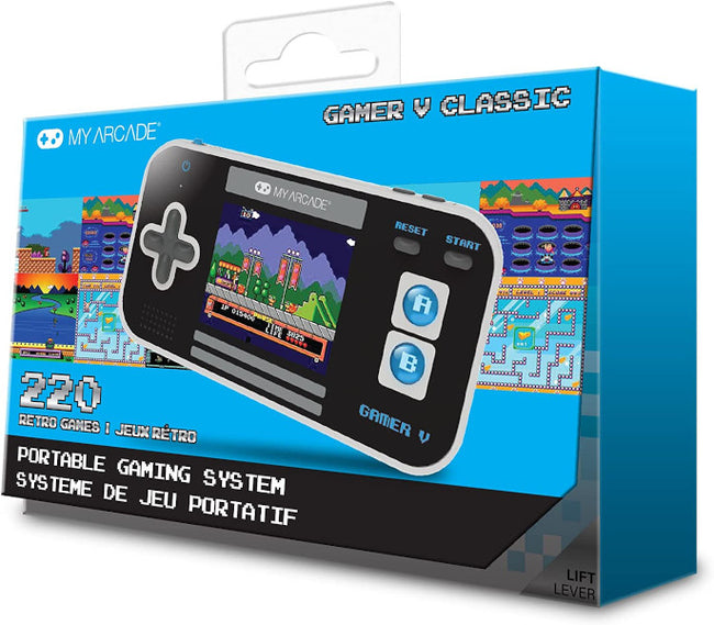 RETRO My Arcade Player Retro Arcade V Classic Negra/azul (220 Games) Hover Image