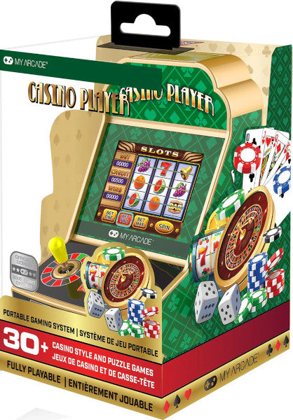 RETRO My Arcade Portable Gaming System Casino Player (31 Games Included) Hover Image