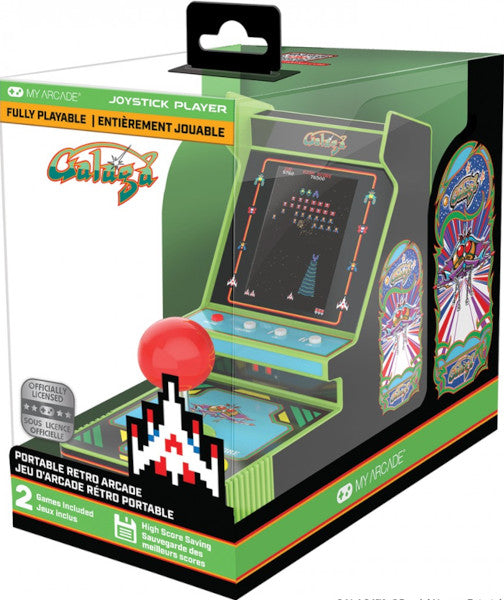 RETRO My Arcade Joystick Player Portable Retro Arcade Galaga (2 Games Inluided) Hover Image