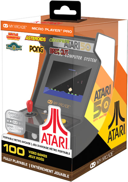 RETRO My Arcade Micro Player Pro Atari (100 Games) Hover Image
