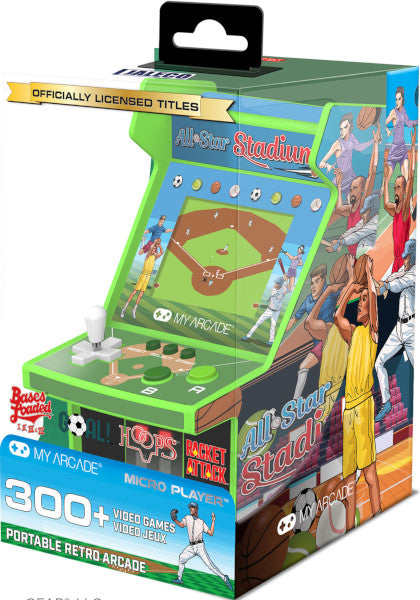 RETRO My Arcade Micro Player Allstar Stadium (300 Games) Hover Image