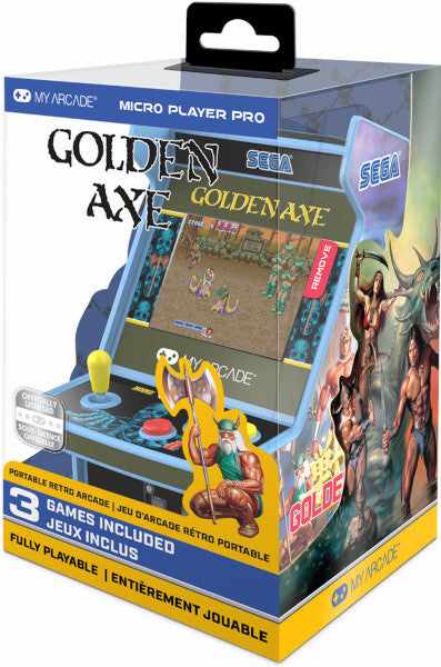 RETRO My Arcade Micro Player Pro Golden Axe (3 Games Included) Hover Image