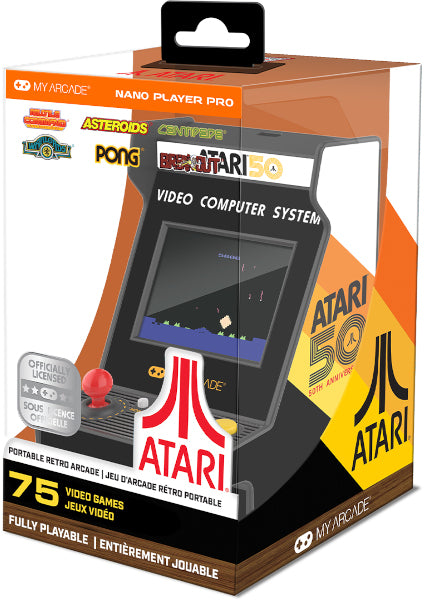 RETRO My Arcade Nano Player Pro Atari (75 Games) Hover Image