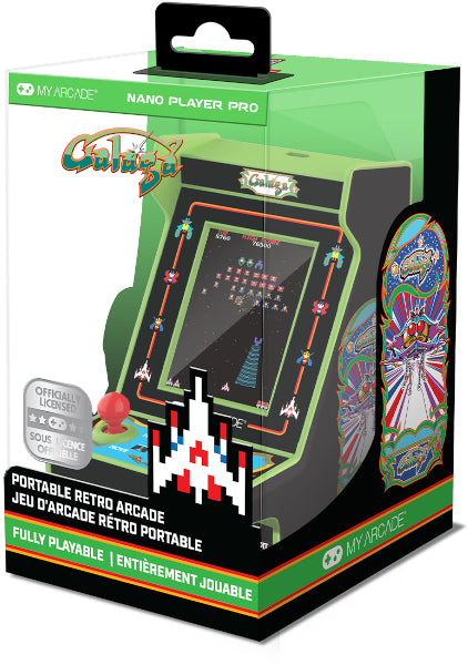 RETRO My Arcade Nano Player Pro Galaga (2 Games) Hover Image
