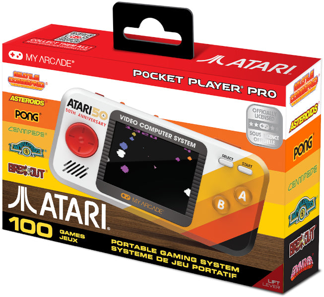 RETRO My Arcade Pocket Player Pro Atari (100 Games)