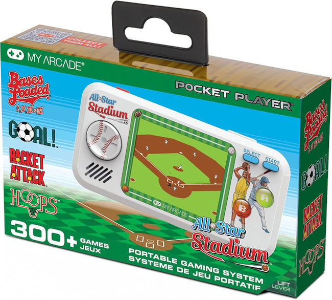 RETRO My Arcade Pocket Player Allstar Stadium Portable (300 Games) Hover Image