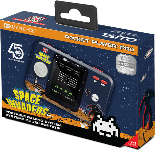 RETRO My Arcade Pocket Player Pro Space Invaders Hover Image
