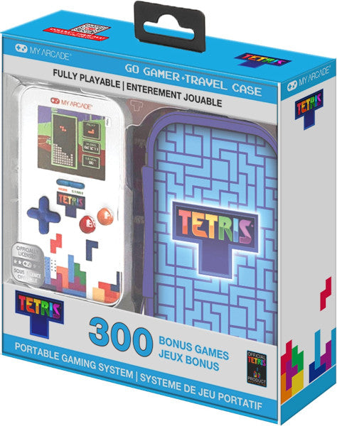 RETRO My Arcade Portable Gaming System Go Gamer Tetris + Travel Case (300 Bonus Games) Hover Image
