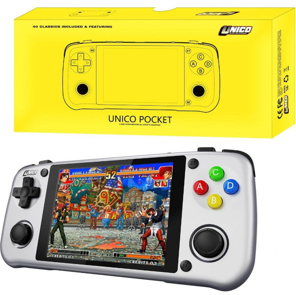 RETRO Unico Pocket Snk Gray (40 Classics Games) Hover Image
