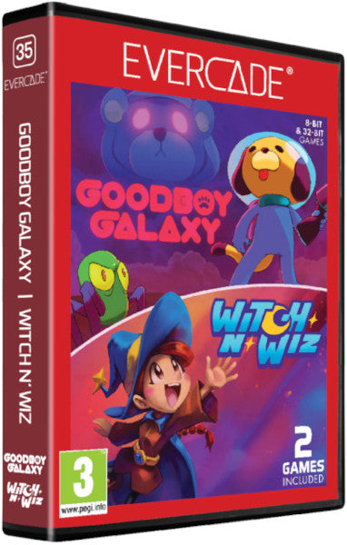 Evercade Goodboy Galaxy & Witch N Wiz Hover Image
