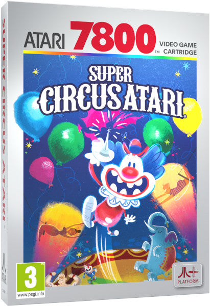 Atari 7800 Super Circus Atari (compatible:2600+/7800+/7800/cx78+/cx78/cx40+/cx40/pro Line) Hover Image