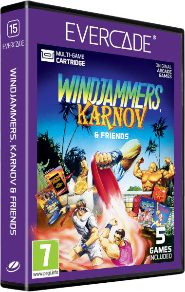 Evercade Windjammers, Karnov & Friends Hover Image