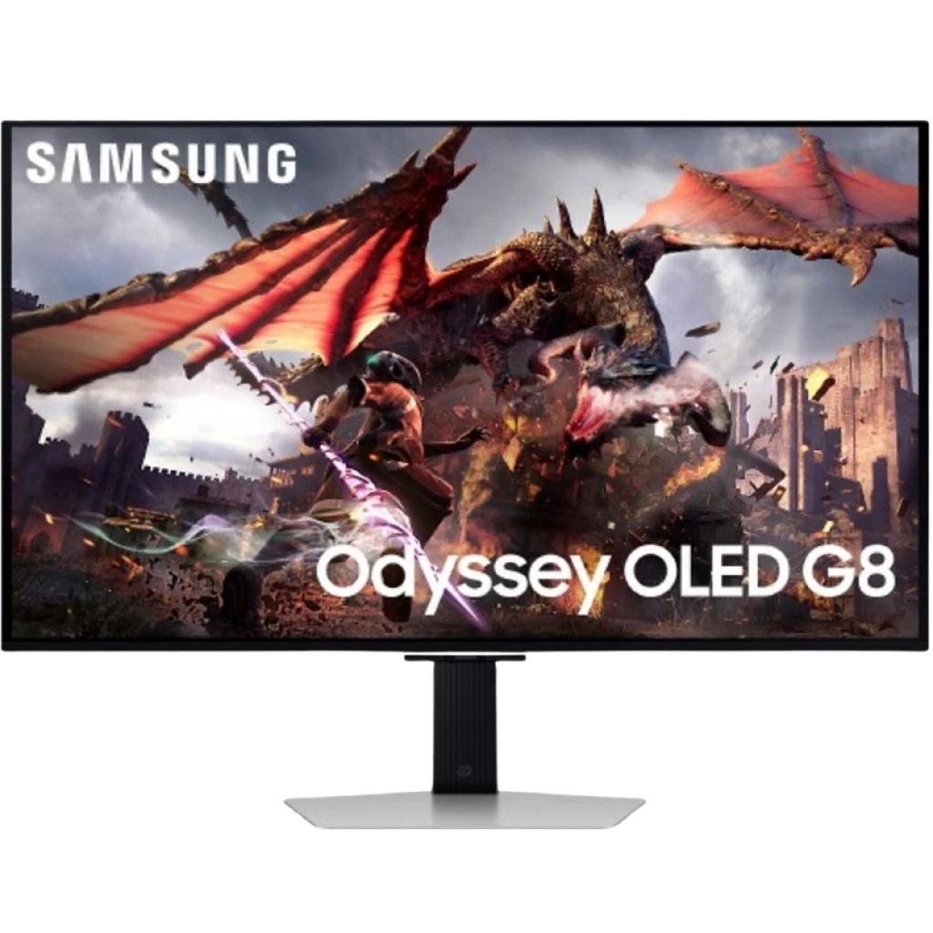 Samsung G80SD pantalla para PC 81,3 cm (32") 3840 x 2160 Pixeles 4K Ultra HD OLED Plata
