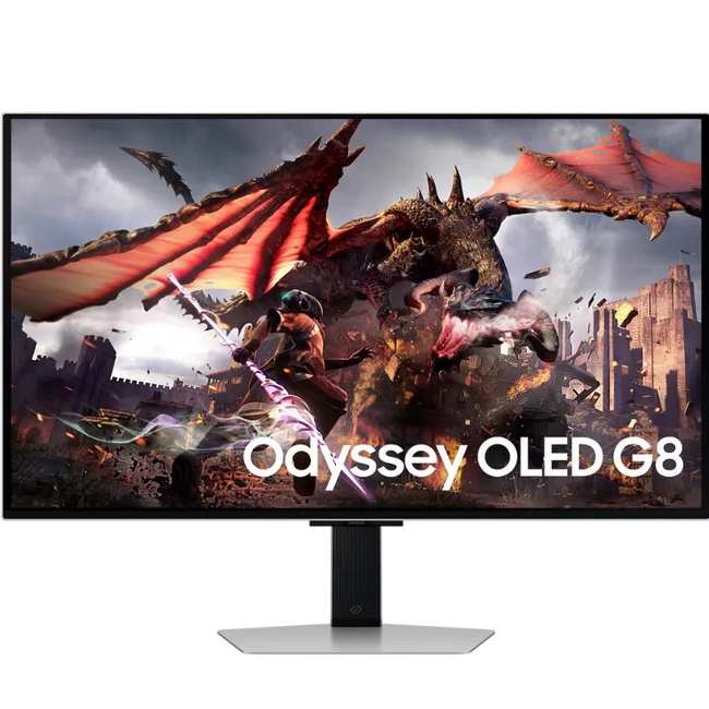 Samsung G80SD pantalla para PC 81,3 cm (32") 3840 x 2160 Pixeles 4K Ultra HD OLED Plata Hover Image