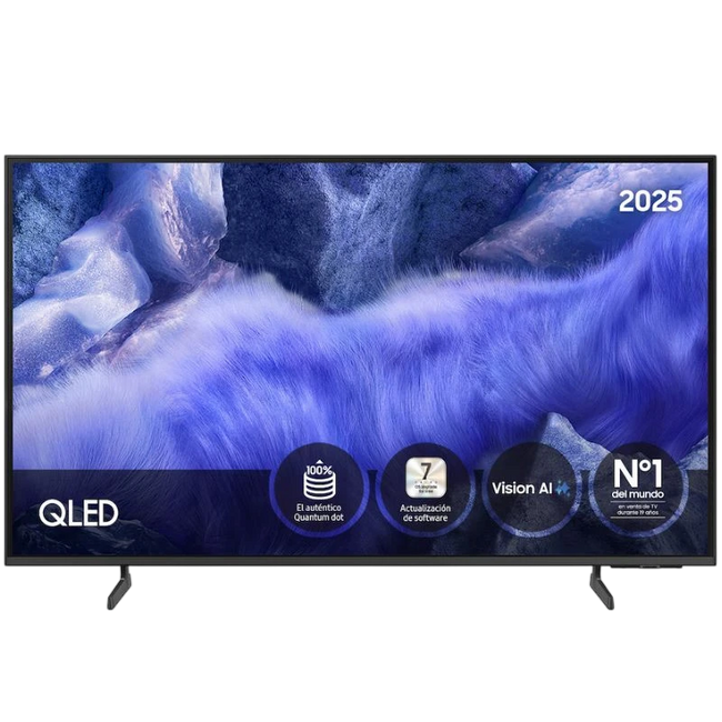 Samsung QE1F 50" QLED 4K Vision AI Smart TV 2025 Negro Hover Image