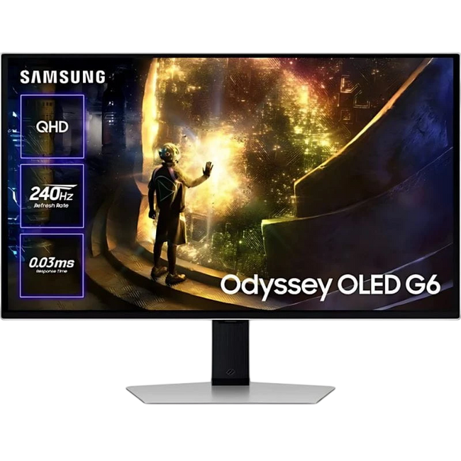 Monitor Samsung Odyssey G6 G61SD 27" Quad HD Dual OLED 240Hz Hover Image
