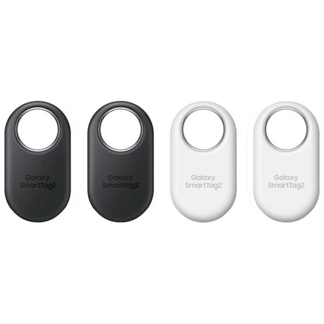 Samsung Galaxy SmartTag 2 IP67 NFC Pack x 4 Negro/Blanco - Dispositivo localizador Hover Image