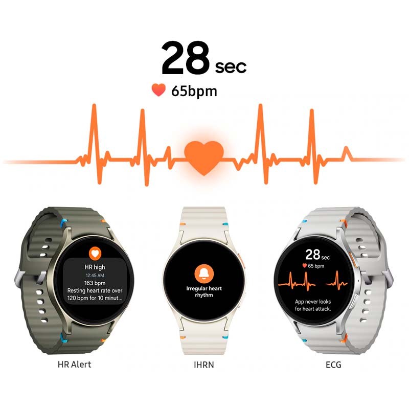 Reloj inteligente Smartwatch Samsung Galaxy Watch7 L300 40mm BT Verde