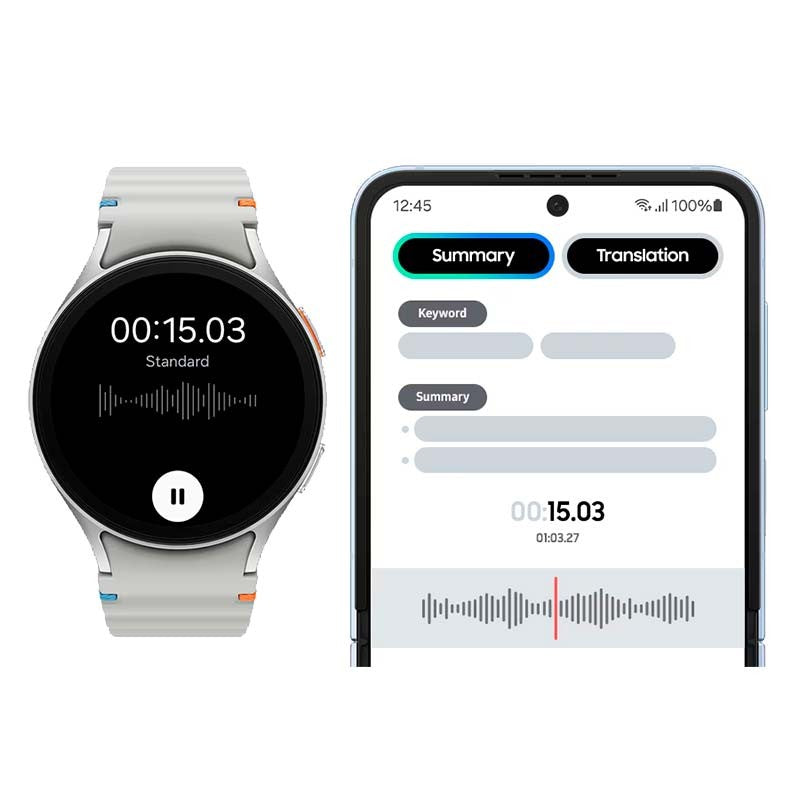 Reloj inteligente Samsung Galaxy Watch7 L310 44mm BT Gris Versión Europea - Smartwatch