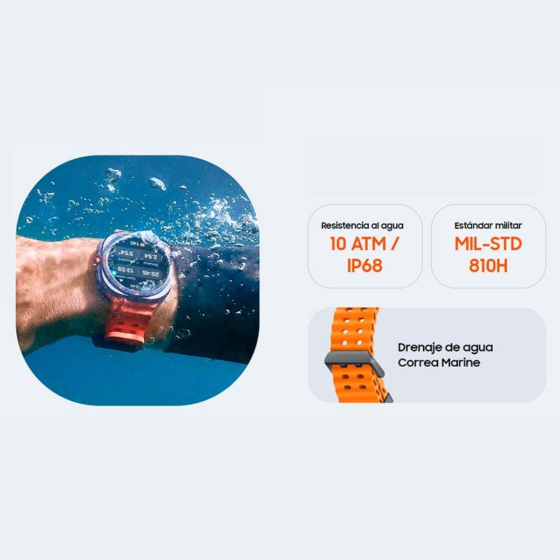 Samsung Galaxy Watch Ultra L705 47mm 4G LTE Titanium Blanco Titanio -Versión Europea