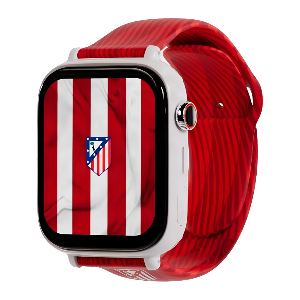 SaveFamily SaveWatch Plus Ed. Atlético de Madrid Correa Silicona Rojo 1,85 pulgadas IP67 Smartwatch