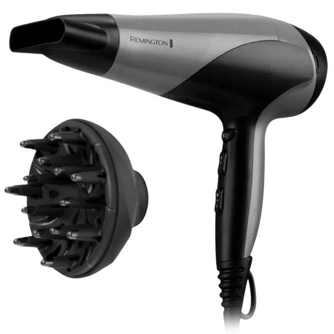Secador de Pelo Remington Ionic Dry D3190S 2200W Gris/Negro Hover Image