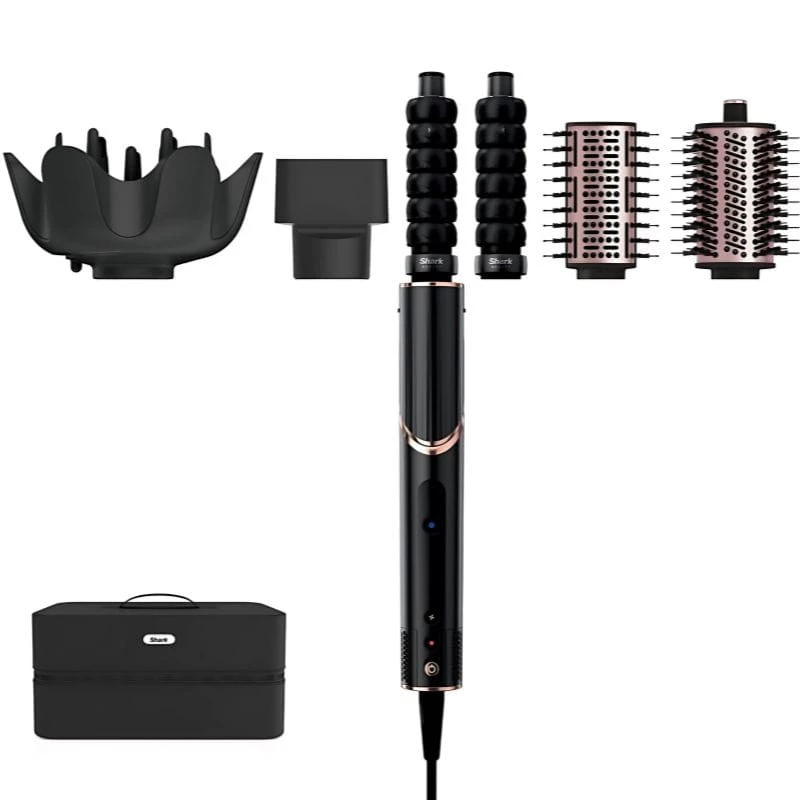 Shark FlexStyle 5 cabezales Negro 1650W 3 temperaturas Cepillo moldeador de cabello