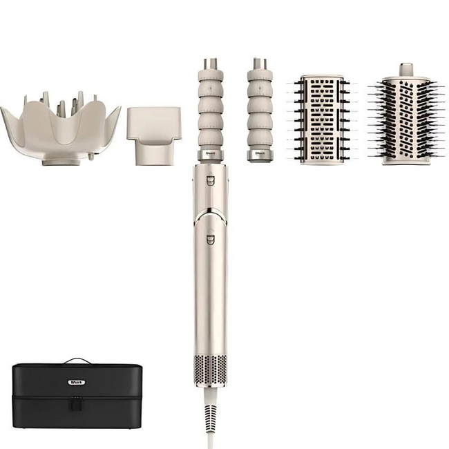Shark FlexStyle Cepillo moldeador de cabello 5 cabezales Dorado Hover Image