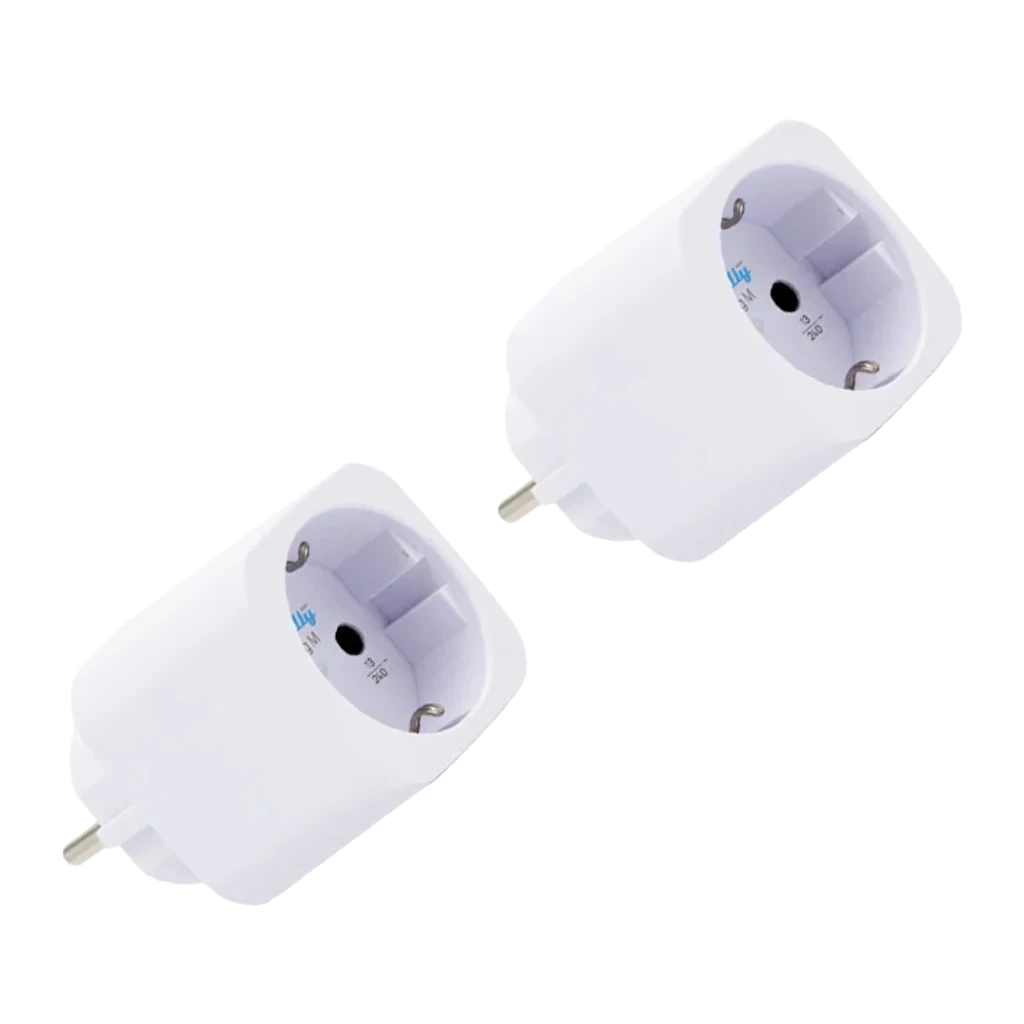 Enchufe inteligente Shelly Plug M Gen3 Blanco Medición consumo Matter WiFi 13A
