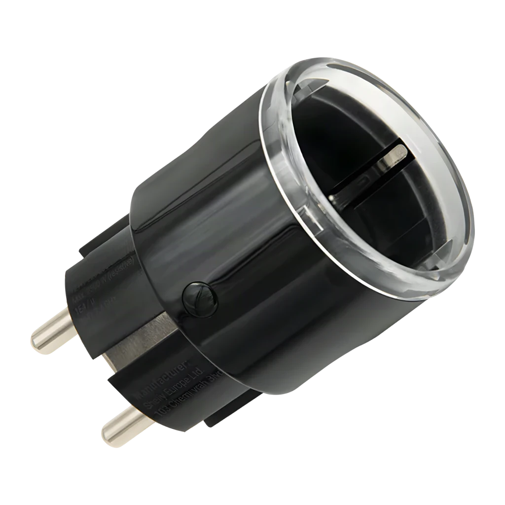 Enchufe inteligente Shelly Plug S Gen3 Negro Matter WiFi 12A