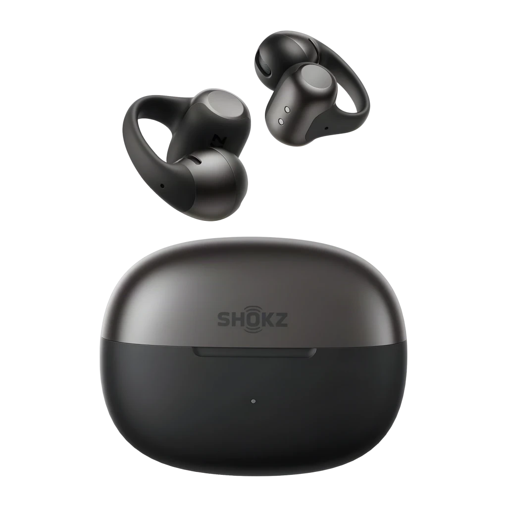 Shokz OpenDots 2 Open-Ear Negro Bluetooth 6.1 40h IP54 Multipunto Auriculares inalámbricos