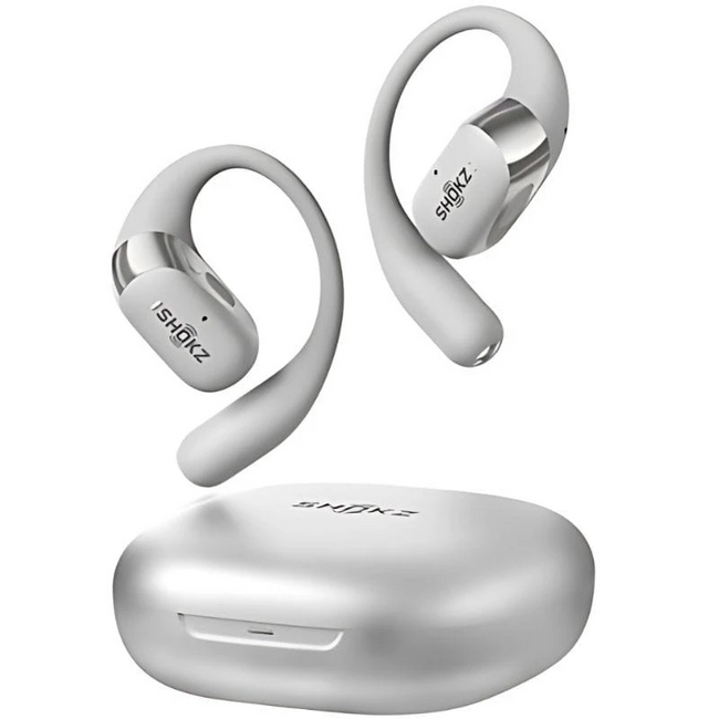SHOKZ OpenFit 2+ Gris - Auriculares Inalámbricos Bluetooth Hover Image