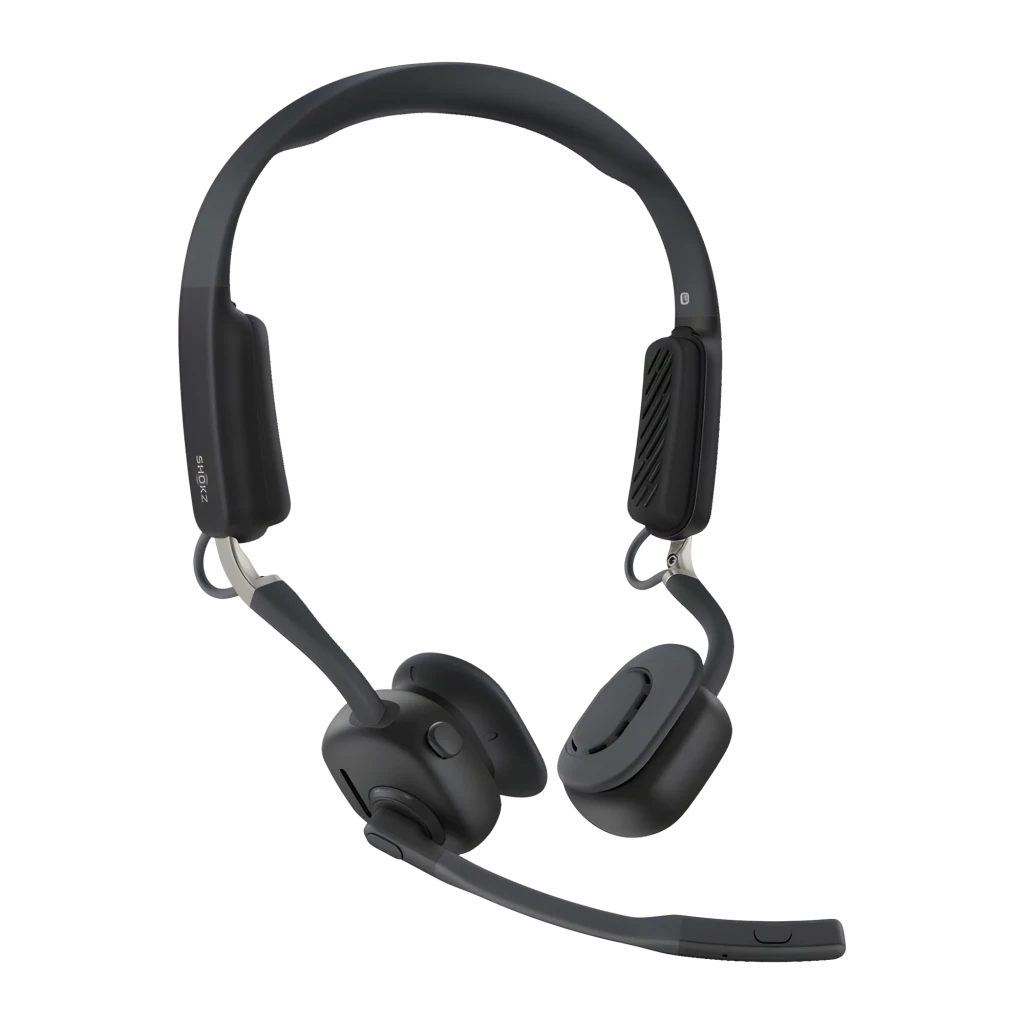 Shokz OpenMeet Open-Ear USB-C ANC Bluetooth 5.4 Auriculares inalámbricos