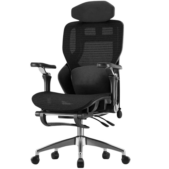 Silla de Oficina Ergonómica Amarante Negro Hover Image