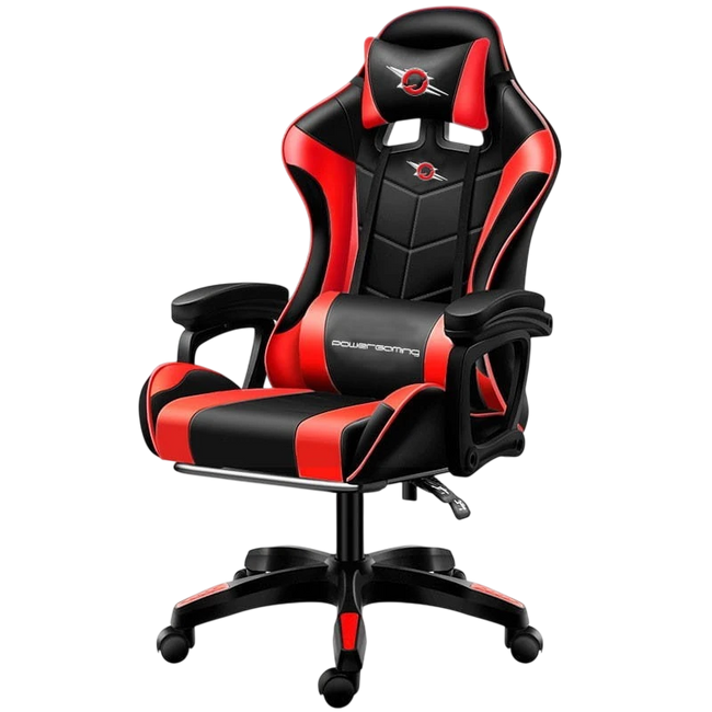 Silla Gaming PowerGaming Negro/Rojo Hover Image