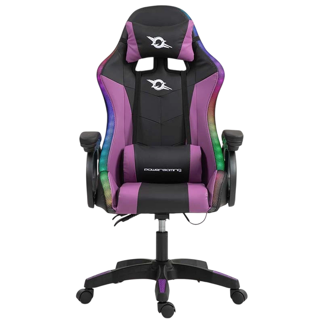 PowerGaming LED RGB Silla Negro+Lila Hover Image