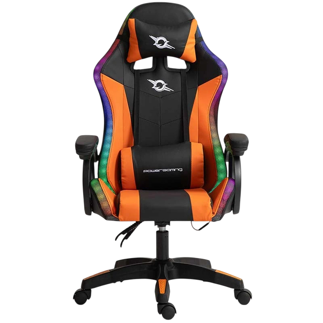 PowerGaming LED RGB Silla Negro+Naranja Hover Image