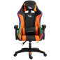 PowerGaming LED RGB Silla Negro+Naranja