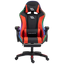 Silla Gaming PowerGaming LED RGB con Altavoz Bluetooth, Masaje y Reposapiés Negro+Rojo