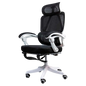 Silla de Oficina Ergonómica Powerbasics Confort T20 Negro con Ruedas y Reposapiés