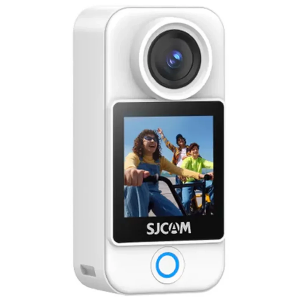 SJCAM C400 Pocket 4K Blanco Cámara de Acción Modular 3 en 1 con Pantalla Giratoria