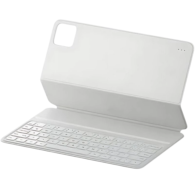 Funda Smart Case con Teclado para Xiaomi Pad 6 Blanco Hover Image