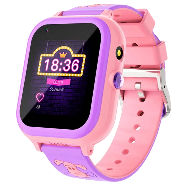 Smartwatch para Nios T29 4G GPS Rosa Hover Image