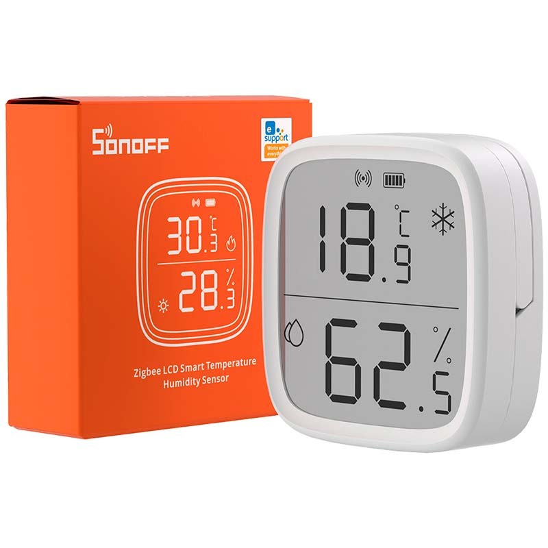 Sensor de Temperatura y Humedad Sonoff SNZB-02D ZigBee