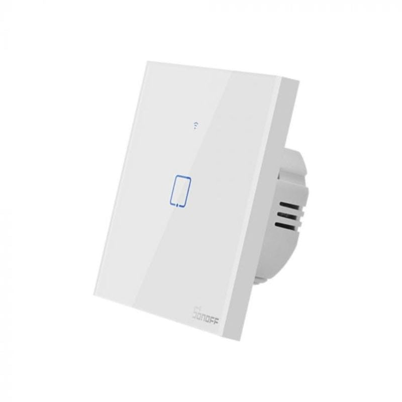 Sonoff T0 1C WiFi - Interruptor Táctil Inteligente Blanco Compatible con Alexa, Google Assistant e IFTTT