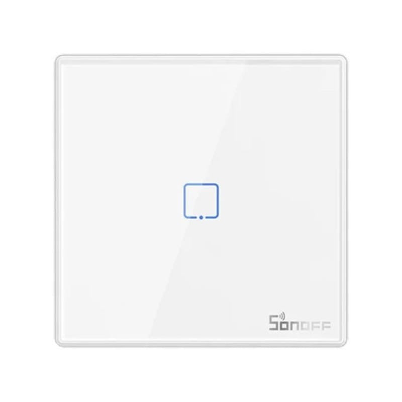 Sonoff T2 1C WiFi + RF 433 - Interruptor Táctil Inteligente de 1 Canal con Control Remoto WiFi y RF