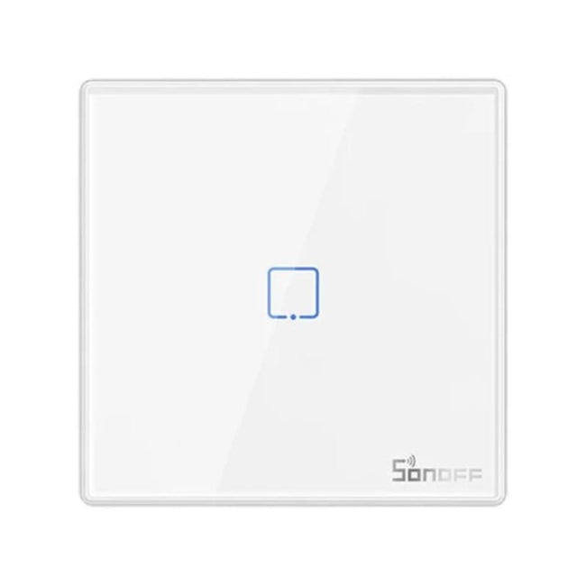 Sonoff T2 1C WiFi + RF 433 - Interruptor Táctil Inteligente de 1 Canal con Control Remoto WiFi y RF Hover Image