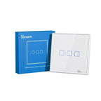 Sonoff T2EU3C-RF 433MHz 3 botones - Interruptor táctil inteligente programable para una o varias luces